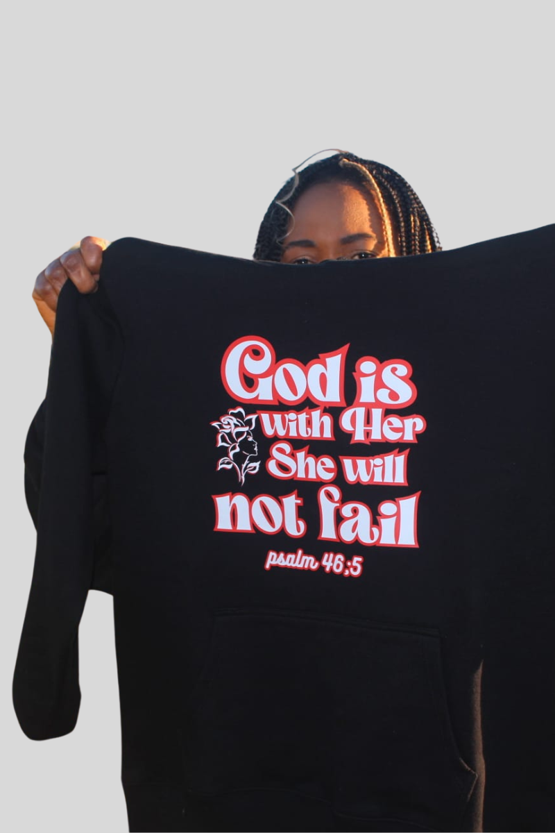 God is with me Hoodie Rootedingreatness.com
